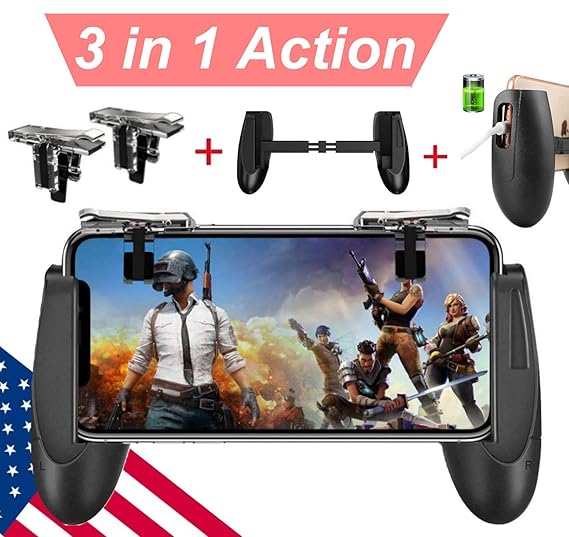 Amazon Com Mobile Game Controller Upgrade Version Mobile Gaming - mobile game controller upgrade version mobile gaming trigger for pubg fortnite rules